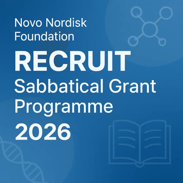 Novo Nordisk Foundation - RECRUIT Sabbatical Grant Programme 2026