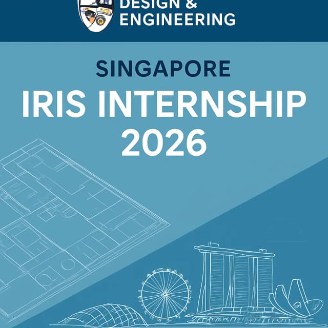 NUS College of Design & Engineering Singapore IRIS Internship 2026