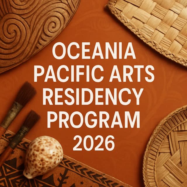 Oceania Pacific Arts Residency Program 2026