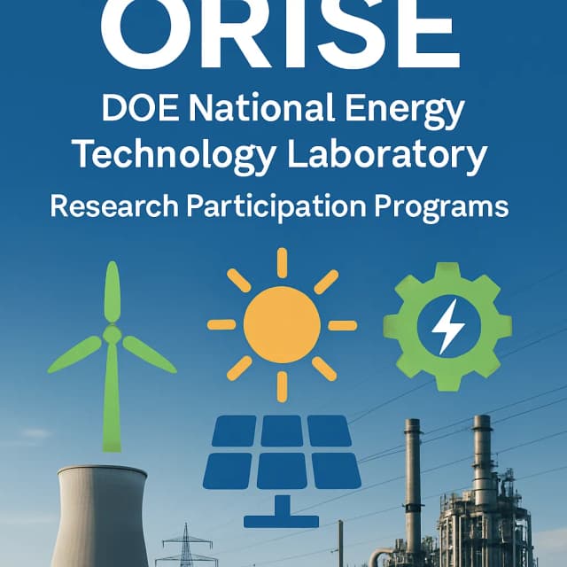 ORISE - DOE National Energy Technology Laboratory Research Participation Programs