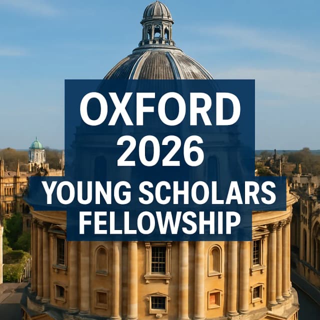Oxford 2026 Young Scholars Fellowship