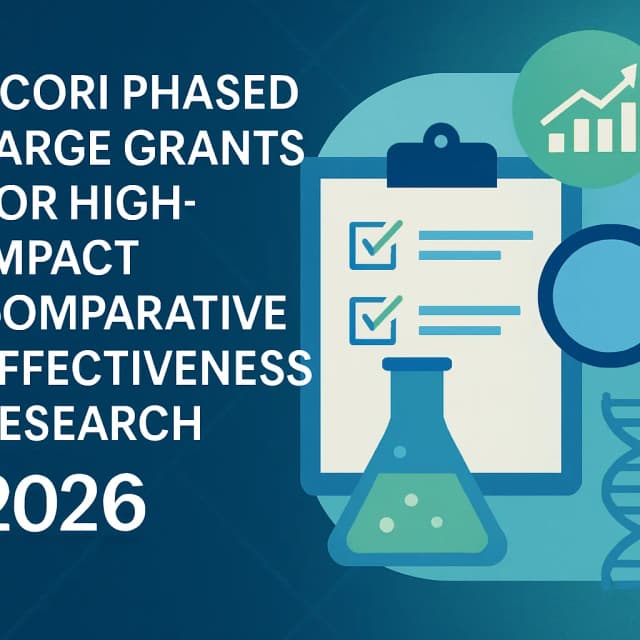 PCORI Phased Large Grants for High-Impact Comparative Effectiveness Research 2026