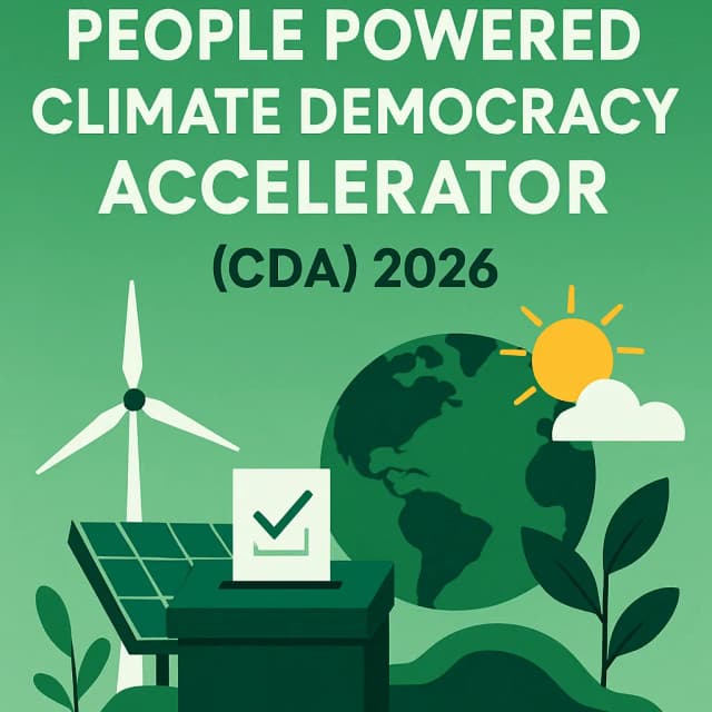People Powered Climate Democracy Accelerator (CDA) 2026