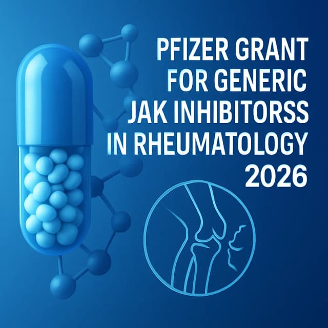 Pfizer Grant for Generic JAK Inhibitors in Rheumatology 2026