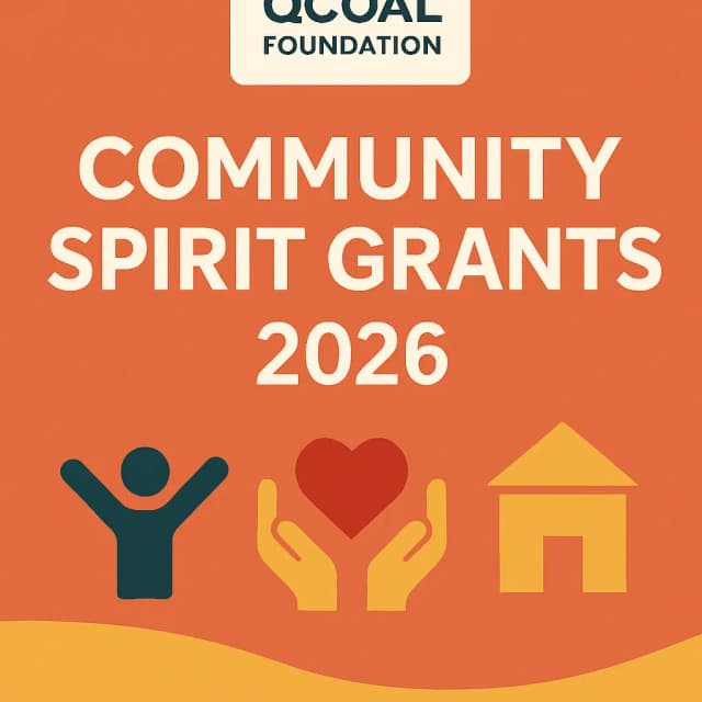 QCoal Foundation Community Spirit Grants 2026