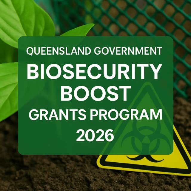 Queensland Government Biosecurity Boost Grants Program 2026