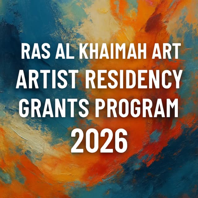 Ras Al Khaimah Art Artist Residency Grants Program 2026