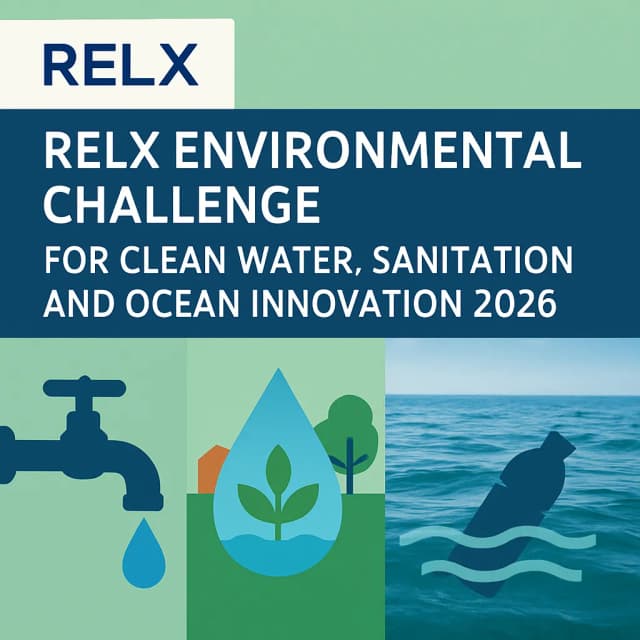 RELX Environmental Challenge for Clean Water, Sanitation and Ocean Innovation 2026
