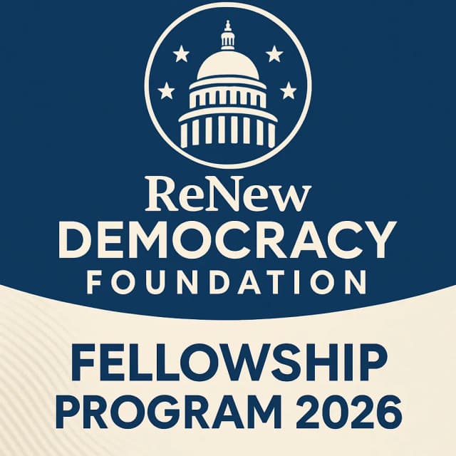 ReNew Democracy Foundation Fellowship Program 2026