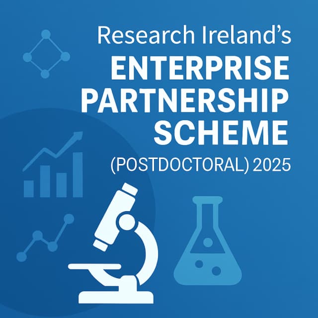 Research Ireland’s Enterprise Partnership Scheme (Postdoctoral) 2025