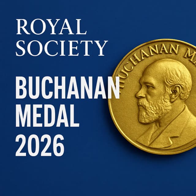 Royal Society Buchanan Medal 2026