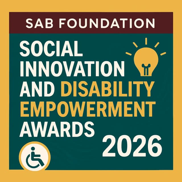 SAB Foundation Social Innovation and Disability Empowerment Awards 2026