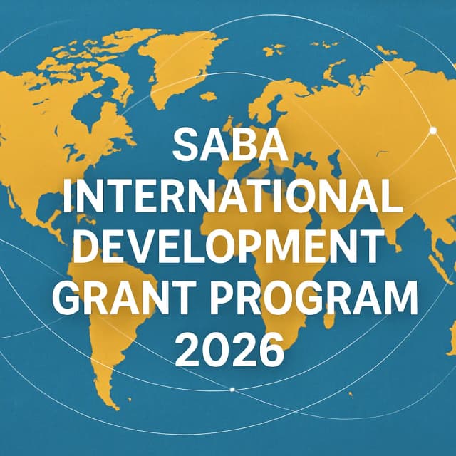 SABA International Development Grant Program 2026