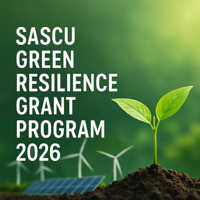 SASCU Green Resilience Grant Program 2026