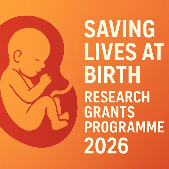 Saving Lives at Birth Research Grants Programme 2026