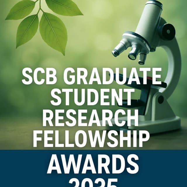 SCB Graduate Student Research Fellowship Awards 2025