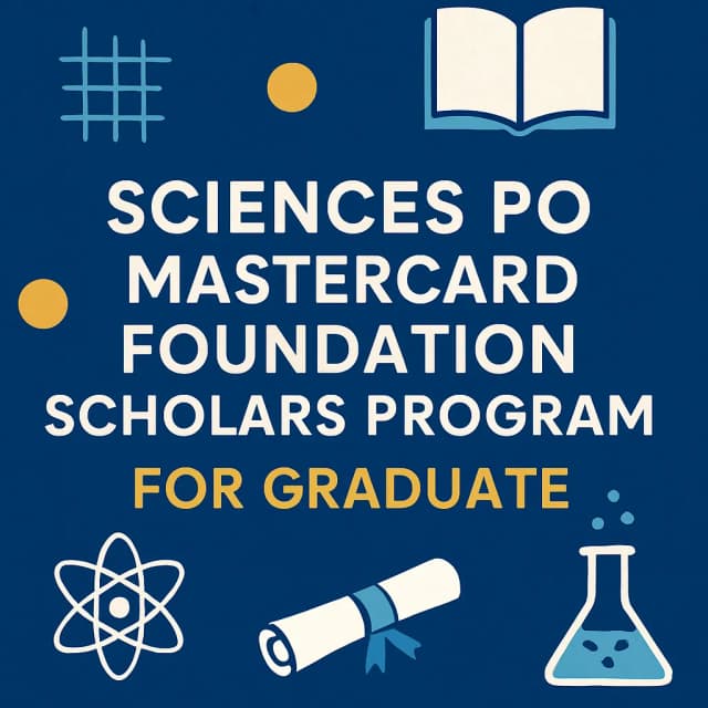 Science Po Mastercard Foundation Scholars Program for Graduate