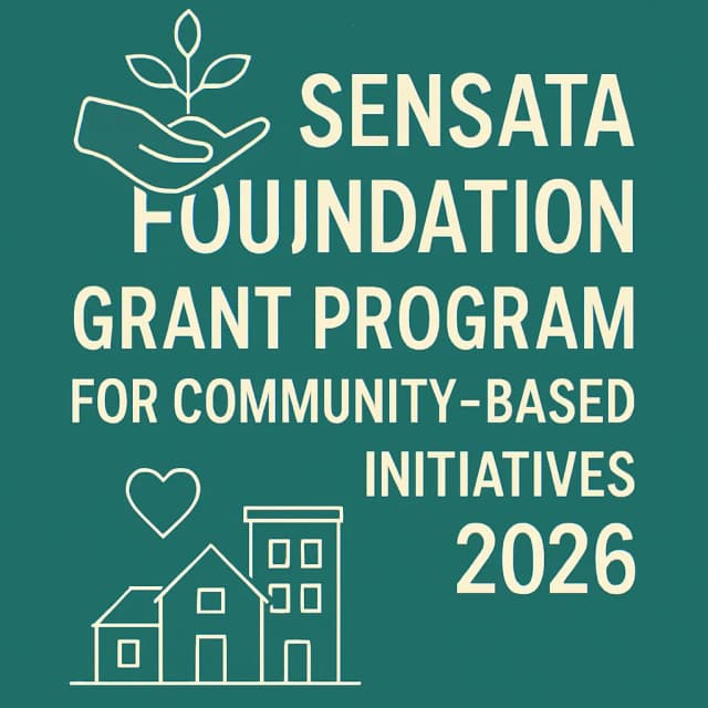 Sensata Foundation Grant Program for Community-Based Initiatives 2026