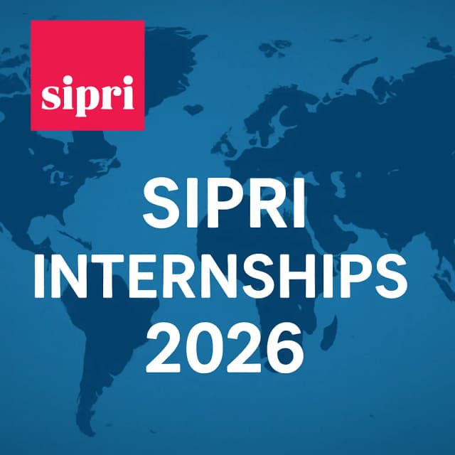 SIPRI Internships 2026