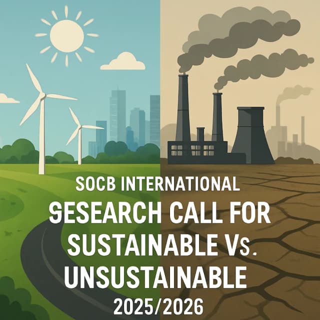 SOCB International Research Call for Sustainable vs. Unsustainable 2025/2026