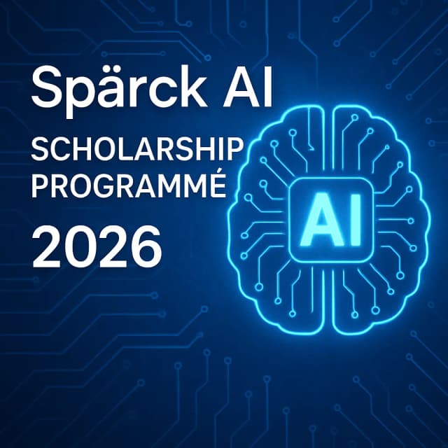 Spärck AI Scholarship programme 2026