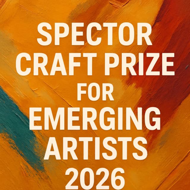 Spector Craft Prize for Emerging Artists 2026