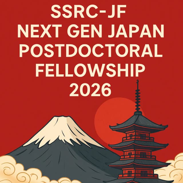 SSRC-JF Next Gen Japan Postdoctoral Fellowship 2026