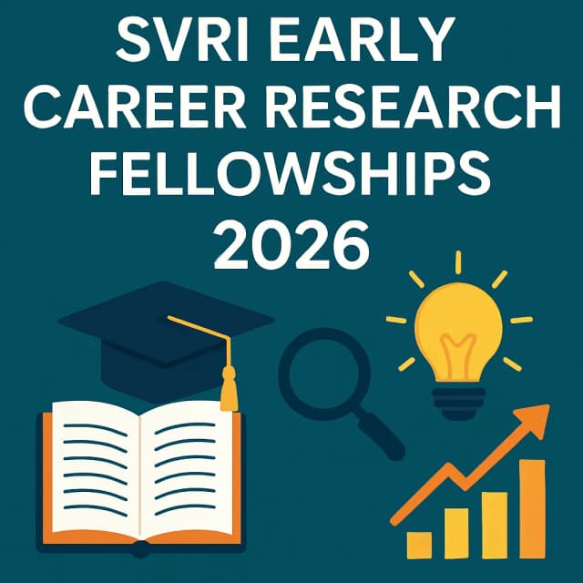 SVRI Early Career Research Fellowships 2026