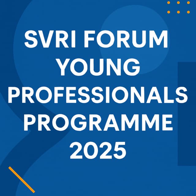SVRI Forum Young Professionals Programme 2025