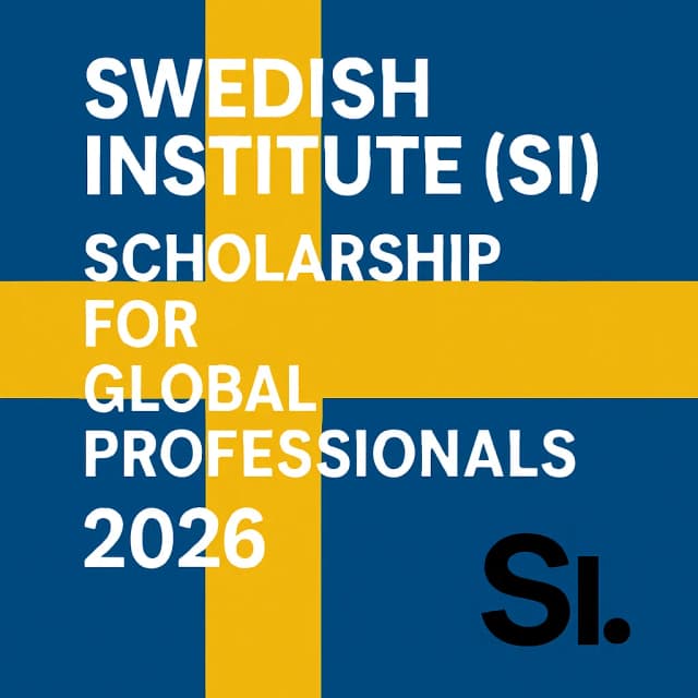 Swedish Institute (SI) Scholarship for Global Professionals 2026