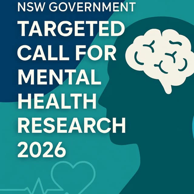 NSW Government - Targeted Call for Mental Health Research 2026