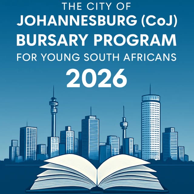 The City of Johannesburg (CoJ) Bursary Program for Young South Africans 2026