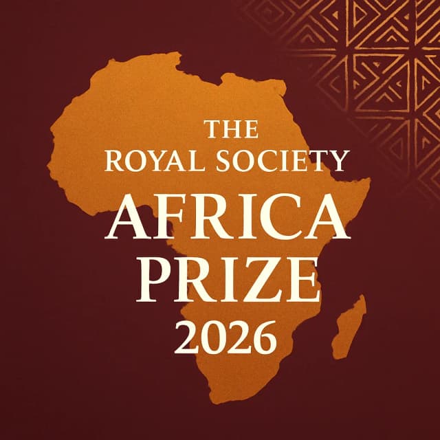 The Royal Society Africa Prize 2026