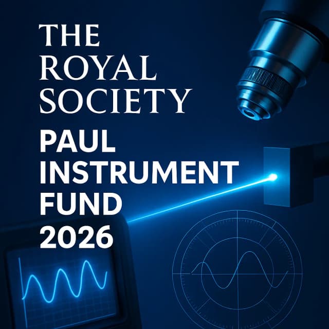 The Royal Society Paul Instrument Fund 2026