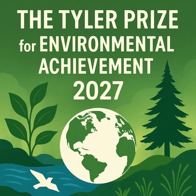 The Tyler Prize for Environmental Achievement 2027