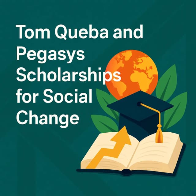 Tom Queba and Pegasys Scholarships for Social Change