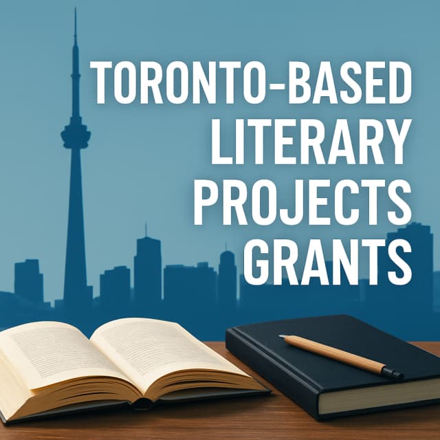 Toronto-Based Literary Projects Grants