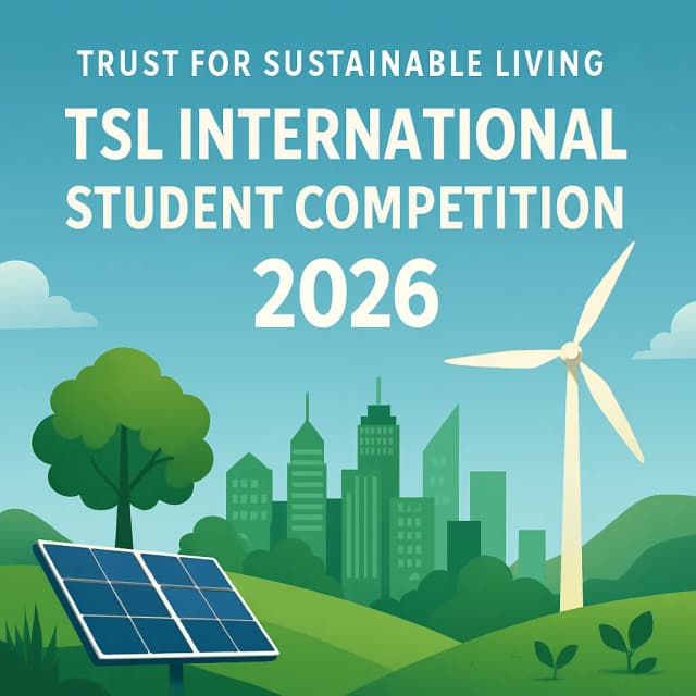 Trust for Sustainable Living (TSL) International Student Competition 2026