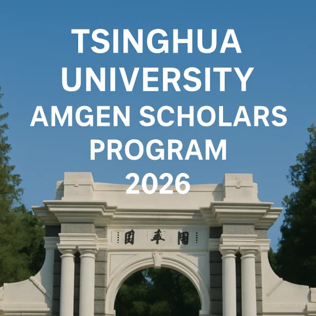 Tsinghua University Amgen Scholars Program 2026