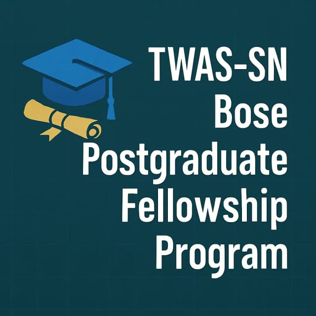 TWAS-SN Bose Postgraduate Fellowship Program