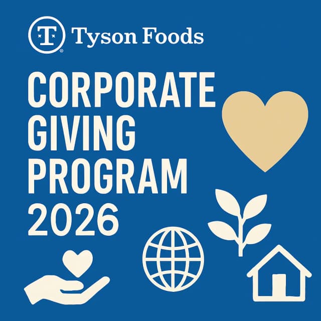 Tyson Foods Corporate Giving Program 2026