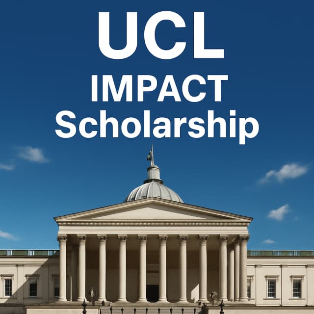 UCL IMPACT Scholarship