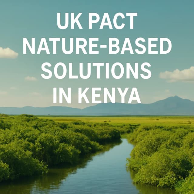 UK PACT Nature-based Solutions in Kenya
