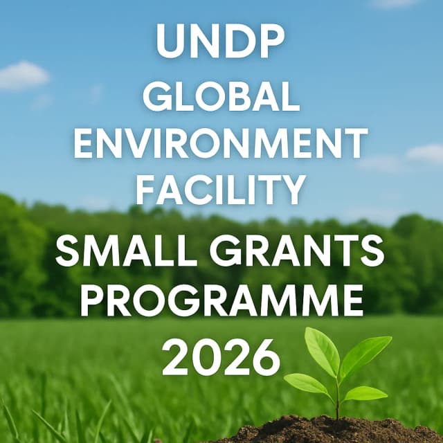 UNDP Global Environment Facility Small Grants Programme 2026