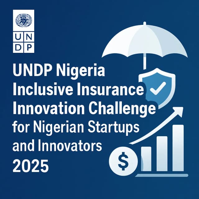 UNDP Nigeria Inclusive Insurance Innovation Challenge for Nigerian Startups and Innovators 2025