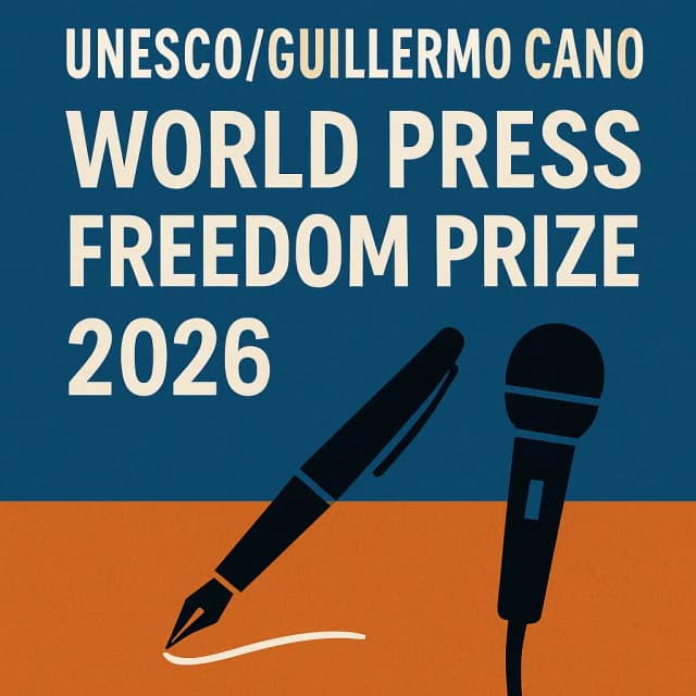 UNESCO/Guillermo Cano World Press Freedom Prize 2026