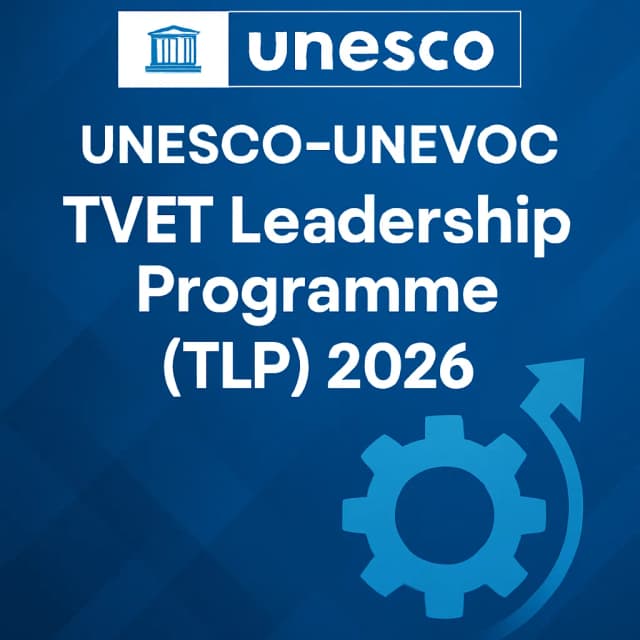 UNESCO-UNEVCO TVET Leadership Programme (TLP) 2026