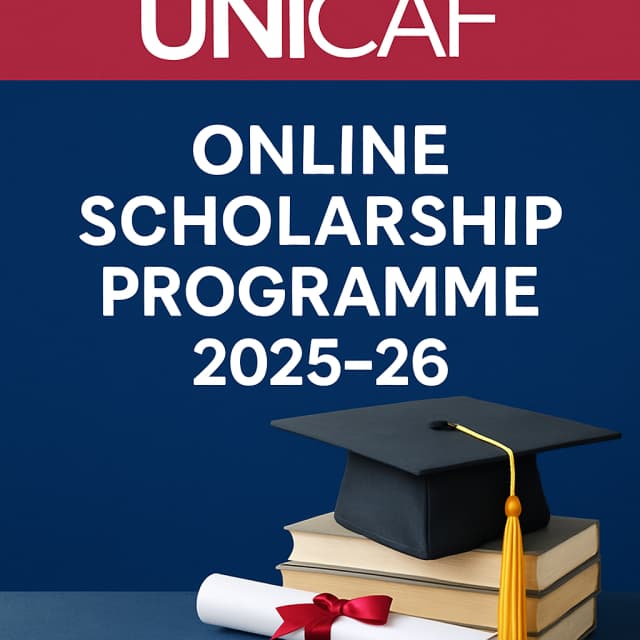 UNICAF Online Scholarship Programme 2025-26