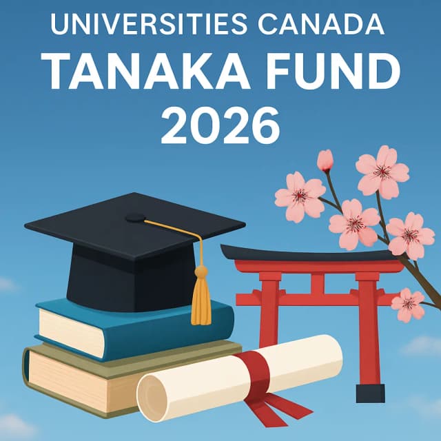 Universities Canada Tanaka Fund 2026