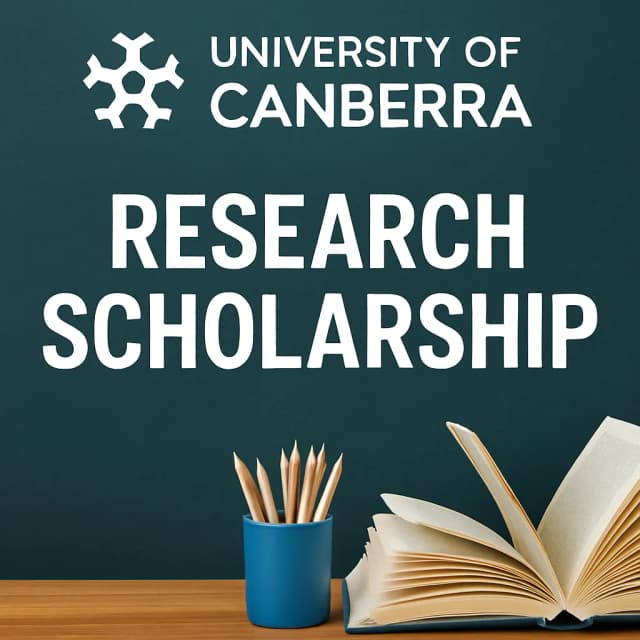 University of Canberra Research Scholarship i